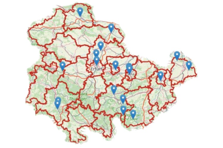 Bild mit Vereinen die Kanusport anbieten